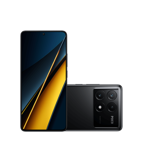 Smartphone Xiaomi POCO X6 Pro 5G - 12GB RAM, 512GB, AMOLED 120Hz, NFC, Câmera Tripla 64MP, Dimensity 8300, Preto